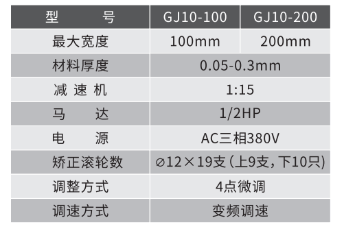 薄板超精密矯正機(jī)